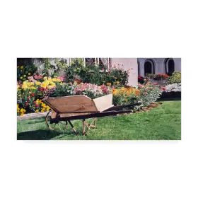 Trademark Fine Art 193420567045 24x47 The Gardeners Wheelbarrow By David Lloyd Glover