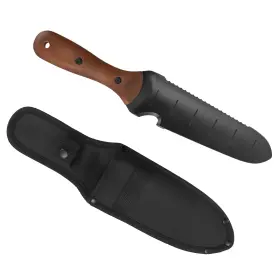 Gkf-a107bk Troispot 12-inch Garden Trowel With Full-tang Wooden Handle And Black