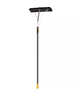 193055510 True Temper Telescoping Roof Rake 86 Inch Aluminum Handle 17 Ft. New