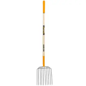 10-tine True Temper 2812400 Bedding Fork With Hardwood Handle