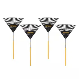 True Temper 445016928987 4-piece Poly Leaf Rake Garden Tool Set
