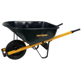 R6stptec True Temper 6-cu-ft Barrow In A Box Steel Wheelbarrow With Rugged Handles