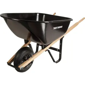 S6but25 True Temper 6 Cu. Ft. Steel Wheelbarrow