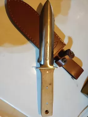 48-d7s3-xmro Truly Garden Hori Knife With Extra Sharp Blade Thickest Leather Sheath - In Gift #2