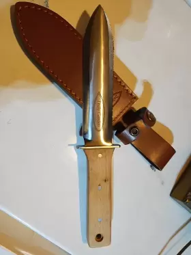 48-d7s3-xmro Truly Garden Hori Knife With Extra Sharp Blade Thickest Leather Sheath - In Gift #3