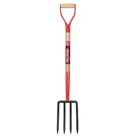 30293 Truper 617407753912 Spading Fork 4 Tines 30 Inch Wood And Steel D-handle