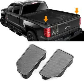 Ttcr-ii 744759400246 For Gmc Sierra And Chevy Silverado Bed Rail Stake Hole Covers 2014-2018