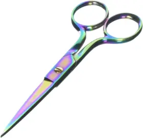 716t Tula Pink 6 Inch Straight Sharp Point Scissors For Trimming And Rainbow