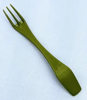 1487-2 Tupperware Vintage Gadget Garden Tool Fork Spade Shovel Tuppercraft Green #2