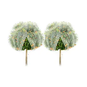 Tw0393gsw-xl Twowyhi 2pack Garden Netting 10x12 Feet Large Fruit Tree Wi... Fast Ship