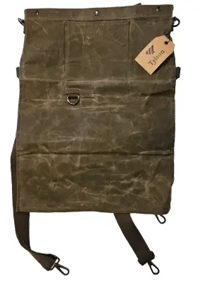 Tylson 711841607180 Forager Fruit Picker Bag Heavy Duty Waxed Canvas Padded Shoulder Straps