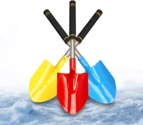 Ueghns 445030717765 Kids Snow Shovel Durable Plastic Shovels With Non Slip And Comfortable Foam Handle