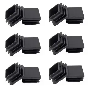 Uenhoy210924-022 Uenhoy 30 Pcs 1-1/2 Inch Square Plastic Plugs Insert End Caps Black