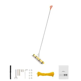 Ysscplhj36indyglk001 Uimoso 36-inch Landscape Rake With 133-inch Aluminum Handle For Clearing Leaves