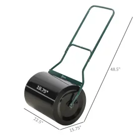 Uirio 742779429315 20-inch Push/tow Behind Lawn Garden Roller For Backyard Flatten Sowed Seeds #3