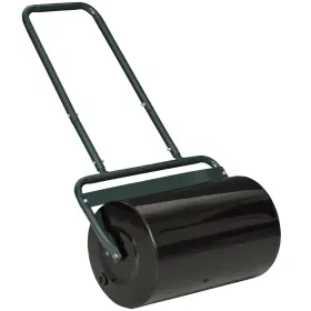 Us01-845343gn Uirio 20 In Push Tow Behind Lawn Roller Filled With 10 Gal Water Sand For Garden Yard