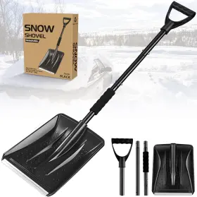 Xc628 Umuaccan Snow Shovel Upgrade Emergency For Driveway With Aluminum Handle Lar