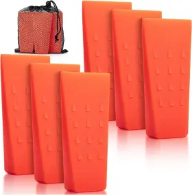 Tzvf006u410vc Unco Tree Felling Wedges With Spikes 6-piece Set 5.5 Inch Durable Plastic Includes