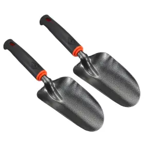 S23020300ux2264 Unique Bargains 2pcs 6.7x3.7 Inch Garden Trowel Gardening Hand Shovel Flower Bed Transplant Tools