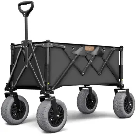 Bw394 Us Original All-terrain Beach Wagon Sand Extra Large Utility Cart With 9 Inch Off-road Tires