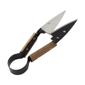 01107 Usunfarm Sheep Clippers Hand Shears For Shearing 6.1-inch Carbon Red Wood Color