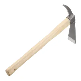 Uxcell 679209515952 Garden Hoe Pick 15 Inch Steel Tool With Wooden Handle