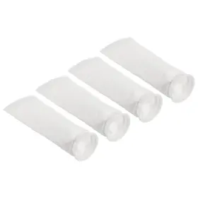 Uxcell 724708798693 4pcs 4 Inch Ring Filter Socks 5 Micron Mesh Bags Pool Skimmer Basket White