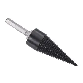 Uxcell 786527505968 32mm Firewood Log Splitter Drill Bit Hex Shank Shaft Screw Cone Driver