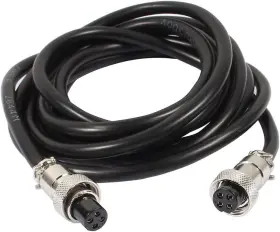 A16110400ux0379 Uxcell Gx12 4 Pins Double Female Head Aviation Socket Connector Electrical