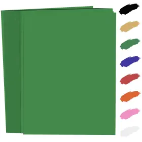 B0d14gjxtd Uzlu 100 Green Card Stock 8.5x11 Inch 250gsm 92lb Heavy Cardstock For Crafts