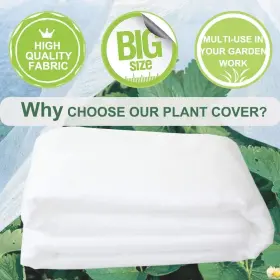 Valibe 714253108771 Plant Covers Freeze Protection 10 Ft X 30 Floating Row 10x30ft 0.74oz/yd #2