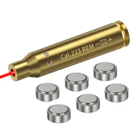 Vantara 761855538840 Bore Sighting Laser 9mm/223/5.56/243/308win Red Sight Boresighter
