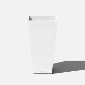 Mv32w Veradek Midland 30 Inch White Plastic Tall Square Planter