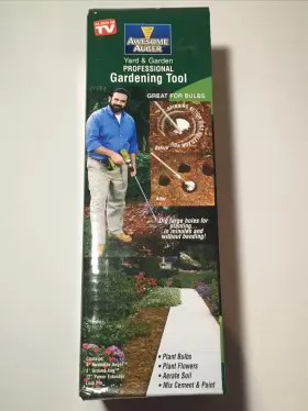 Versatile Housewares 040282243870 Awesome Auger Professional Gardening Tool Dig Large Holes For Planting
