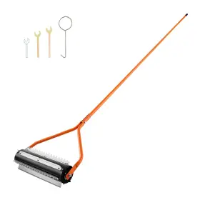 Vevor 197988182610 Lake Weed Roller 14.1 Ft Stainless Steel And Pond Removal Tool Muck Ra