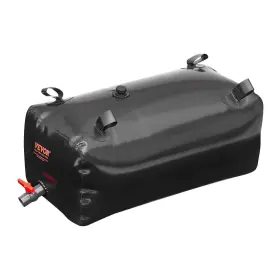 Vevor 197988203612 Portable Water Storage Bladder 29.9 Gal Pvc Collapsible Tank Black