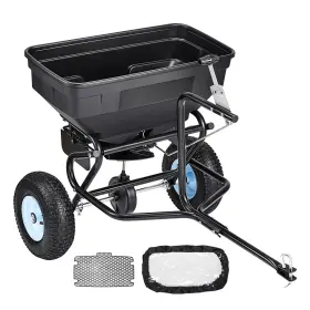 Vevor 197988361886 Tow Behind Broadcast Spreader 130lbs Capacity Tow/push Garden Spreade