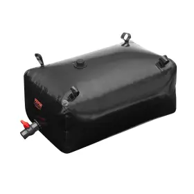 Vevor 197988385561 Portable Water Storage Bladder 63.4 Gal Pvc Collapsible Tank Black