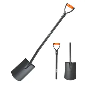 Vevor 197988702351 Square Shovel Flat 48 In With D-handle For Gardening And Digging