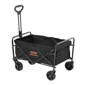 Vevor 197988816263 220 Lbs Collapsible Folding Wagon 2 Cu.ft Beach Cart With All-terr