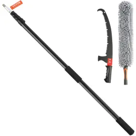 Vevor 840281575589 Manual Pole Saw 4.9-20 Ft Extendable Tree Pruner Sharp Steel Blade High Branc