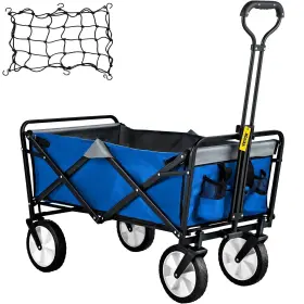 Vevor 840281597710 Wagon Cart Collapsible Folding With 176lbs Load Outdoor Utility Gar