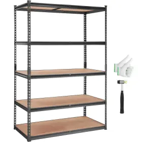 Vevor 840349920177 Storage Shelving Unit 5-tier Adjustable 2000 Lbs Capacity Heavy Duty Ga