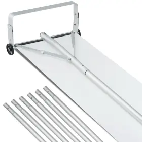 Vevor 840349972404 Snow Roof Rake 30ft Reach Aluminium Shovel With Slide Cloth Premium
