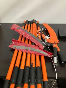 Gzj-8m8 Vevor Manual Pole Saw 7.3-27 Ft Extendable Tree Pruner