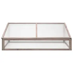 362647 Vidaxl Greenhouse Planter Grow House Cold Frame Outdoor Garden Solid Wood Fir