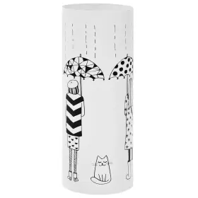 Vidaxl 718475613107 Umbrella Stand Women Steel White