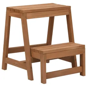 Vidaxl 720286191576 Foldable Step Stool Solid Firwood