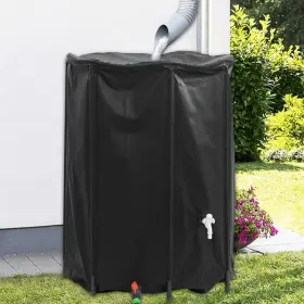 Vidaxl 721012375031 Water Tank Black Pvc Large Collapsible Cylindrical
