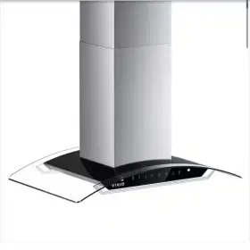 Kx818-4 Vikio New 36 Inch 900cfm Ducted Island Range Hood In Stainless Steel With Led